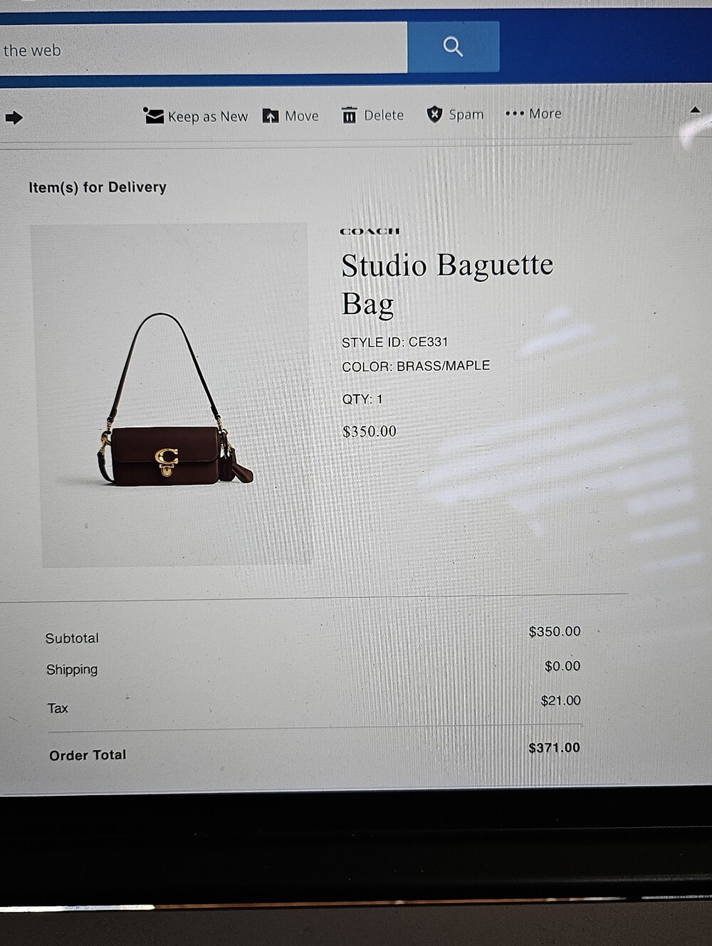 Coach Studio Baugette Maple - Picture 5 of 5